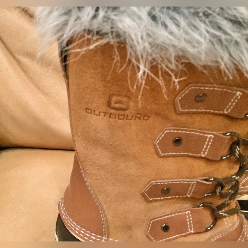 Outbound Winter Boots Women High Cut Boots Thinsulate Snow Rain Water Resistant - Picture 6 of 16